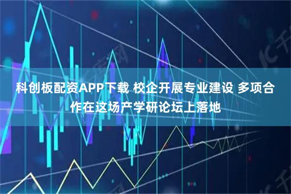 科创板配资APP下载 校企开展专业建设 多项合作在这场产学研论坛上落地